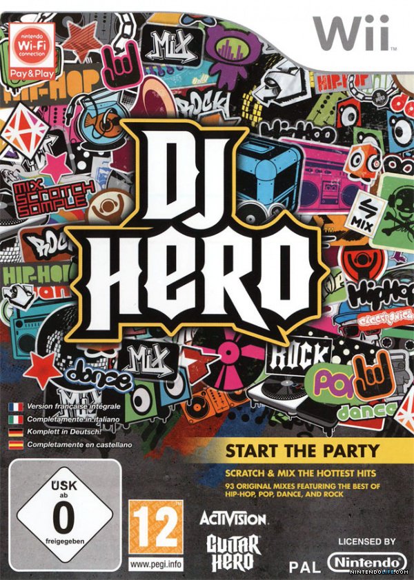WII: DJ HERO (SOFTWARE ONLY) (COMPLETE) WII: DJ HERO (SOFTWARE ONLY) (COMPLETE)